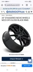Home::niche WHEELS20" Staggered M223 Dfs Gloss Black. Fixed Price $900.00.