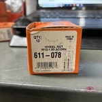 Dorman 611-078, Wheel Lug Nuts M12-1.50 Acorn 21MM Hex, 33.5MM Length. Fixed Price $12.00.