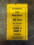 Nos 1951-55 Kaiser Henry J Front Motor Mount Made By Wohlert. Fixed Price $40.00.