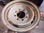 *rust* 16X6.5 Steel Wheel Rim From 2000 Chevrolet 3500 12423632. Fixed Price $118.38.