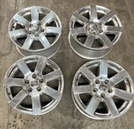 Set Of Four Used '07-'25 Jeep Wrangler & Gladiator 18" Polished Oem Wheels 9115. Fixed Price $495.00.