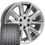 5696 Hyper 22 In 6X5.5 Rims & Goodyear Tires Fit Gmc Chevy Cadillac. Fixed Price $2136.00.