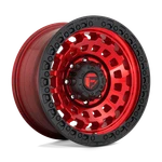 17X9 Fuel Wheels D632 Zephyr Candy Red Black Bead Ring Rims 5X127 ET+1 (1PC). Fixed Price $320.00.
