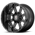 20 Inch Black Rims Wheels Lifted Ford Truck Lug 6X135 Buck XD825. Fixed Price $2180.00.