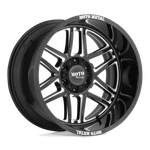 Moto Metal MO992 Folsom Gloss Black Milled Rim: 20X10, 6X139.7/6X5.5, -18MM. Fixed Price $370.00.
