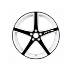 Inch White Black Alloy Wheel For 1993-1995 Mazda RX-7 PJR3 5X114.3 17X7.5. Fixed Price $263.16.