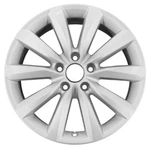 17" 17X7 Silver Aluminum Alloy Wheel Rim For 2009-2012 Vw Tiguan. Fixed Price $139.79.