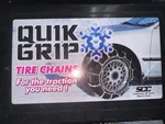Quik Grip Light Truck Twist Link Tire Snow Chains QG2229. Fixed Price $44.99.