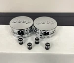 8PC Jeep Chrome Wheel Center Caps & Valve 64MM Fits Wrangler Cherokee. Fixed Price $21.95.