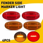 4PCS Led Red Amber Wheel Fender Side Marker Lights Ford F250 F450 F350 12-22. Fixed Price $25.99.