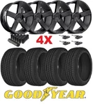 Dub Baller Wheels Rims Gloss Black Goodyear 285 45 22 Tires Cadillac Escalade. Fixed Price $2495.00.
