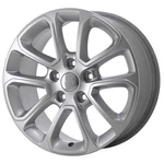 18" Jeep Grand Cherokee Wheel Rim Factory Oem 9136 2014-2016 Silver. Fixed Price $295.00.