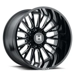 20X12 Hostile H114 Fury Blade Cut (blk Milled) Wheel 8X180 (-44MM). Fixed Price $522.90.