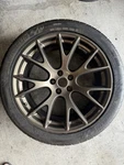 Oem 20" Dodge Charger Challenger Srt Hellcat Wheel Rim Tire Brass Monkey. Fixed Price $550.00.
