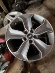 Wheel 18X7-1/2 Alloy 5 Spoke Painted Gray Fits 13-16 Santa Fe 231020. Fixed Price $85.00.