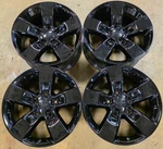 17" Gloss Black 5 Lug Dodge Ram Oem Factory Original Wheels Rims. Fixed Price $695.00.