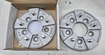 Wheel Adapters X 4.00 Hub To 4.50 In., 1/2-20 Studs, Dodge Plymouth Pr. Fixed Price $62.25.