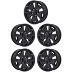 17" Jeep Wrangler Satin Black Wheels Rims Factory Oem 9118 2007-2020 Set. Fixed Price $896.36.