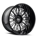 Cali Off-road Wheels 9116 Vertex 20X10 -25 Gloss Black Milled 5X127 5X5 (qty 1). Fixed Price $387.60.