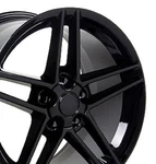 Wheel For Chevrolet Corvette 1988-2004 18X10.5 Black Rim Lug. Fixed Price $257.90.