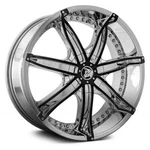 Inch 22X9.5 Diablo Dna Chrome Wheels Rims 6X5.2 6X132 +40. Fixed Price $2352.25.