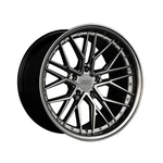 Xxr 571 18X8.5 5-4.5 73.1 Hub +35 Offset Chromium Black Wheel Rim. Fixed Price $218.71.