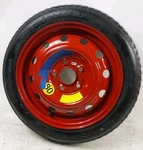 2007-2020 Elantra Hankook 15" Red Compact Donut Spare Tire T125/80D15 95M Oem. Fixed Price $69.98.