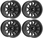 FOUR(4) FT102 Wheels Tundra Sequoia Satin Black Fittipaldi Rims Offroad Toyota. Fixed Price $1224.00.