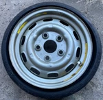 Porsche Spare Wheel Emergency Tire 5,5JX15 ET42 91136102211 86. Fixed Price $466.76.