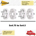4PCS 1.25" Inch 5X4.75 To 5X4.5 Wheel Adapters 12X1.5 Studs 5LUG 74MM Hub. Fixed Price $111.31.