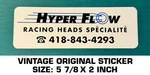 Hyper Flow Racing Heads Specialite - Vintage Original Decal Sticker Engines. Fixed Price $6.56.