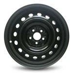 16" Road Ready 560-8083 Black 16X6.5 Fits 2009-2010 Pontiac Vibe Steel Wh. Fixed Price $127.19.