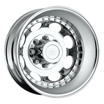 19.5" Vision 181 Hauler Dually Chrome 19.5X6.75 Wheel 8X6.5 (8X165.1) -143MM Rim. Fixed Price $285.71.
