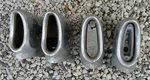 X Chrysler Desoto New Triple Plated Chrome Left Front Bumper Guard 1956 Oem. Fixed Price $300.00.