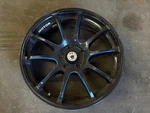 Used Konig Illusion Motor Rismo Wheel Alloy Rim 17" 17X7 ET40 5X100 Black Blue. Fixed Price $99.99.