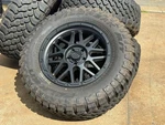 4X 20X9 XD135 Grenade Matte Black Jeep Wheels 5X127 +18MM 5X5 Falken Mt 35". Fixed Price $2400.00.