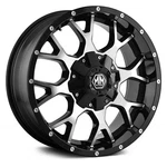 Mayhem 8015 Warrior Wheels 18X9 (-12, 8X170, 130.8) Black Rims Set Of 4. Fixed Price $1139.96.