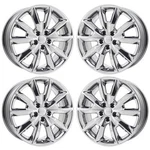 18" Jeep Cherokee Pvd Bright Chrome Wheels-c Rims Factory Oem 9132 Exchange 2.... Fixed Price $895.00.