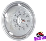 Single Ford '05 - F450 F550 19.5 10 Lug Front Wheel Simulator Cover Liner Cap. Fixed Price $210.86.