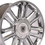 22X9 Wheel Fits Cadillac Escalade Silverado Yukon Tahoe Chrome Platinum 5358. Fixed Price $347.00.