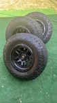 Used Toyo Open Country Triers LT285/70R17 Tiers On Fuel Rims.. Fixed Price $800.00.