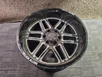 (qty 1) Moto Metal MO992 Folsom Gloss Black Milled Wheel Rim 20X10 5X127 -18MM. Fixed Price $270.00.