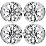 18" Bmw X3 Pvd Bright Chrome Wheels-c Rims Factory Oem 71476 Exchange 2004-2018. Fixed Price $795.00.