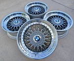 Bmw E39 Oem Bbs RC090 Rs Style 5 17X8 Wheels Rims + Staggered Billet Caps *grey*. Fixed Price $2497.00.