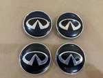 4 Black 60MM Wheel Center Caps For Infiniti G35 2003-2007 Rim Emblems Set. Fixed Price $36.64.