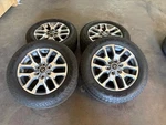 Set Of 4 Used 20" Grey Machined '22-'26 Toyota Tundra Wheels 265/60R20 Falken Lt. Fixed Price $1295.00.
