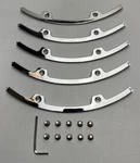Moto Metal MO987 20X12 Chrome Wheel Inserts (set Of 5) W/screws T147-20-1-C1. Fixed Price $37.20.
