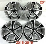 Dodge Charger Challenger 20 Polished With Black Wheels Rims 15-19 2545 #3604. Fixed Price $895.00.