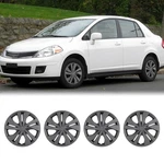 Versa 2007-2025 15 Inch Hubcaps Set Of 4 Black Steel Wheels Snap-on. Fixed Price $81.99.