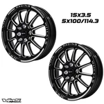 2 15X3.5 Vms Racing Blackhawk Drag Skinnies Race Rims Wheels 5X100 5X114.3 Et. Fixed Price $299.95.
